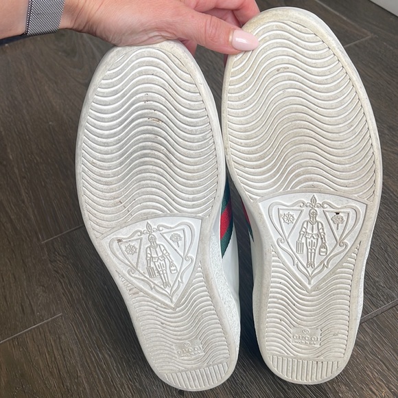 EUC Authentic Gucci Ace Punk Stud Sneakers - Picture 7 of 8